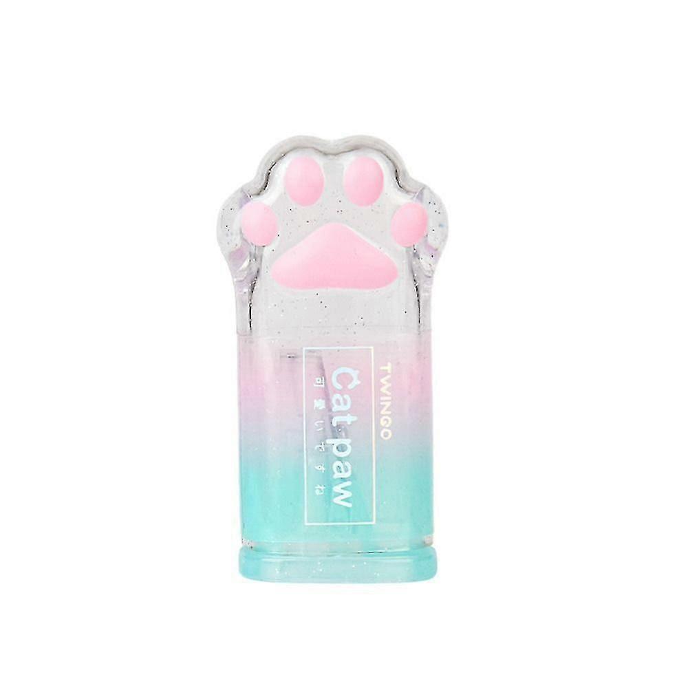 Portable Mini Gradient Color Cat Claw Pencil Sharpener Stationery Supplies Back To School Kawaii Diy Student Stationery Baopeng