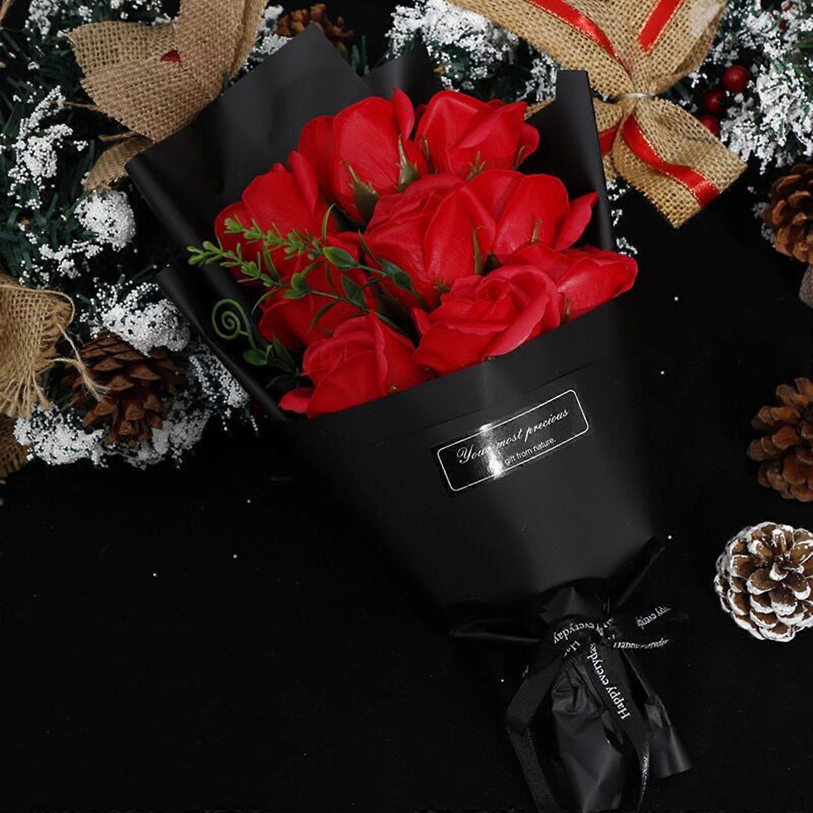 Rose Flower Gift Artificial Flowers Eternal Mother’S Day for Anniversary Christmas