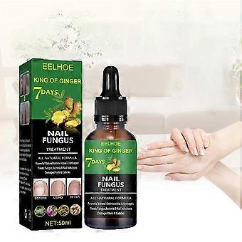 7days Treatment, Ginger Treatment, Multi-purpose Repair, Nutrient Oil Strengthener Oil Serum Ginger Oil 50ML