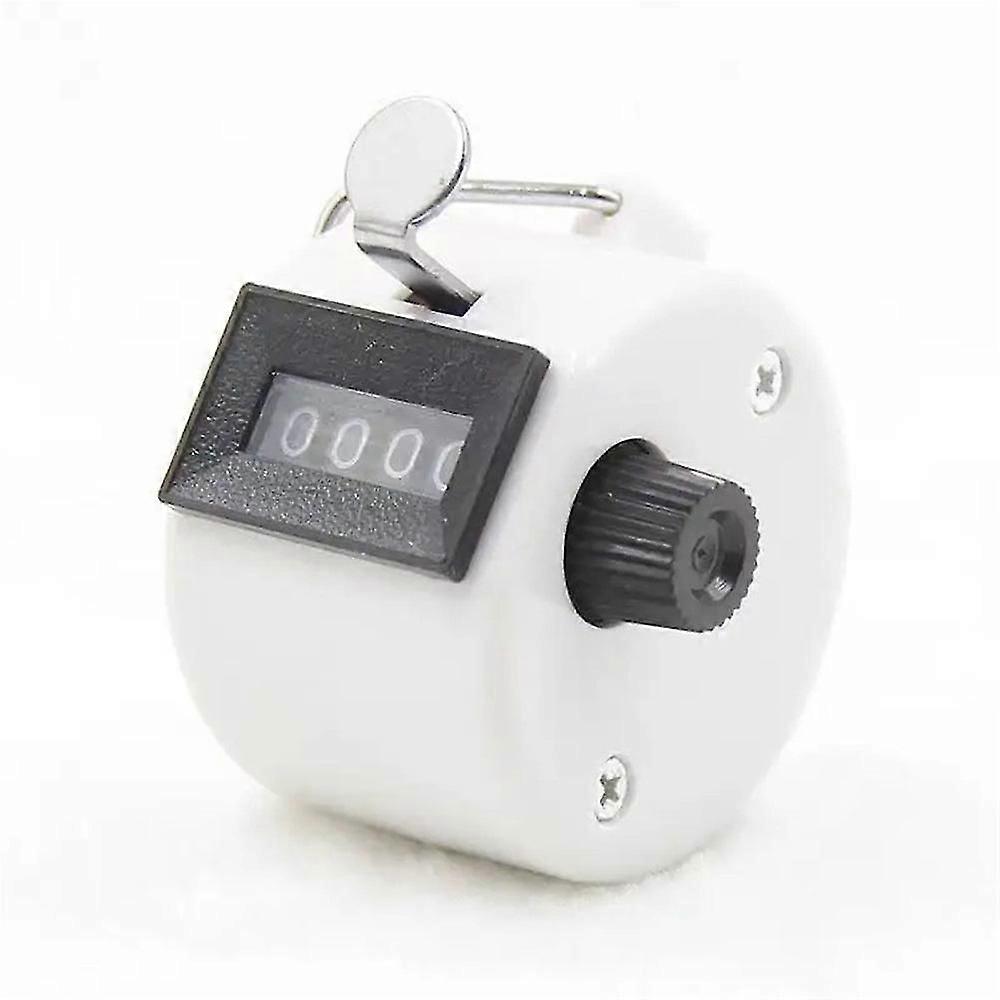 4 Digit Counting Manual Hand Tally Number Counter Mechanical Click Clicker For Sport Row School Event