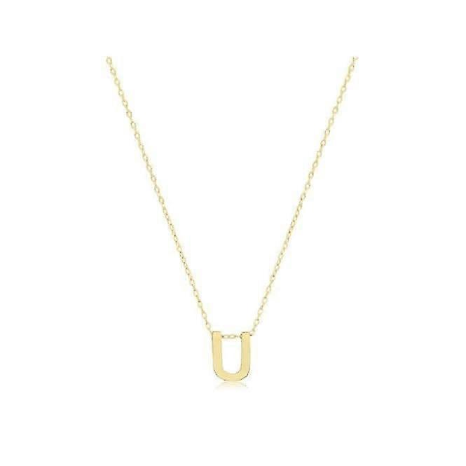 9ct Yellow Gold Initial Necklace NK435/U