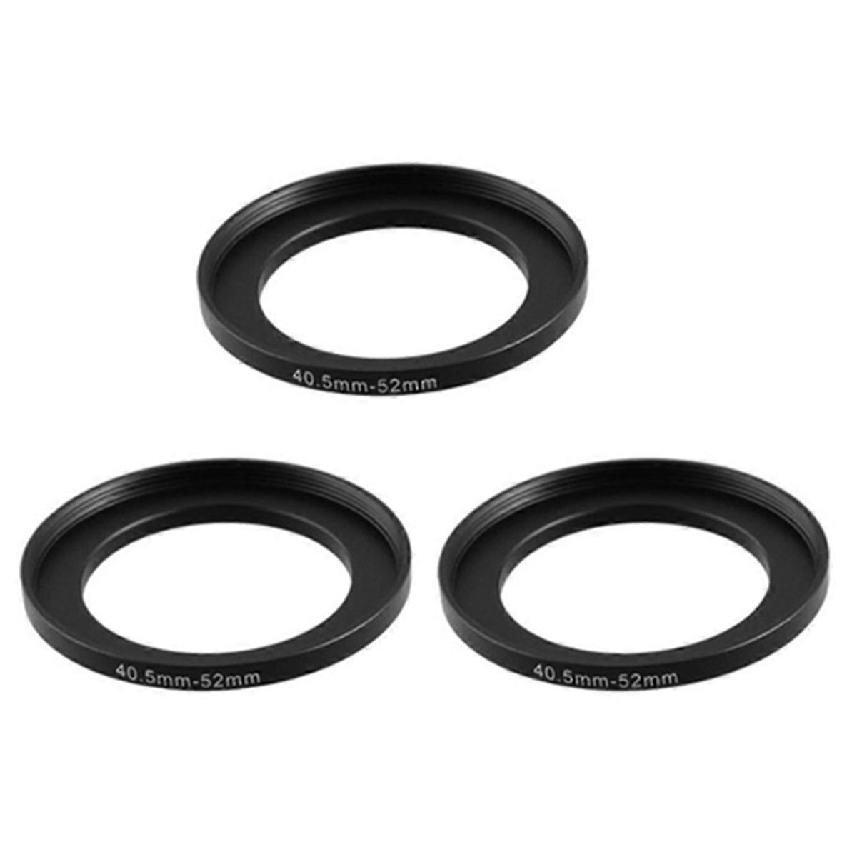 3X Replacement 40.5mm-52mm Metal Filter Step Up Ring Adapter for Camera