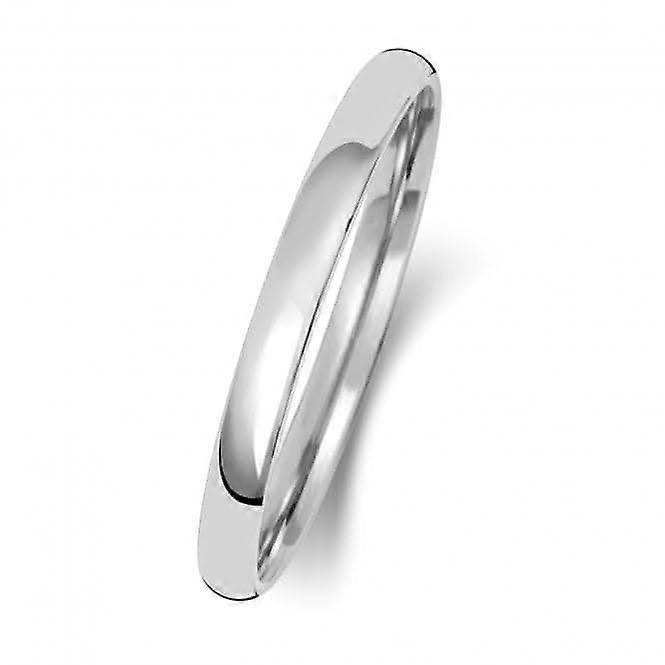 Wedding Band 18K Slight Court 2mm-1.15 Wedding Ring WQ111WL/I