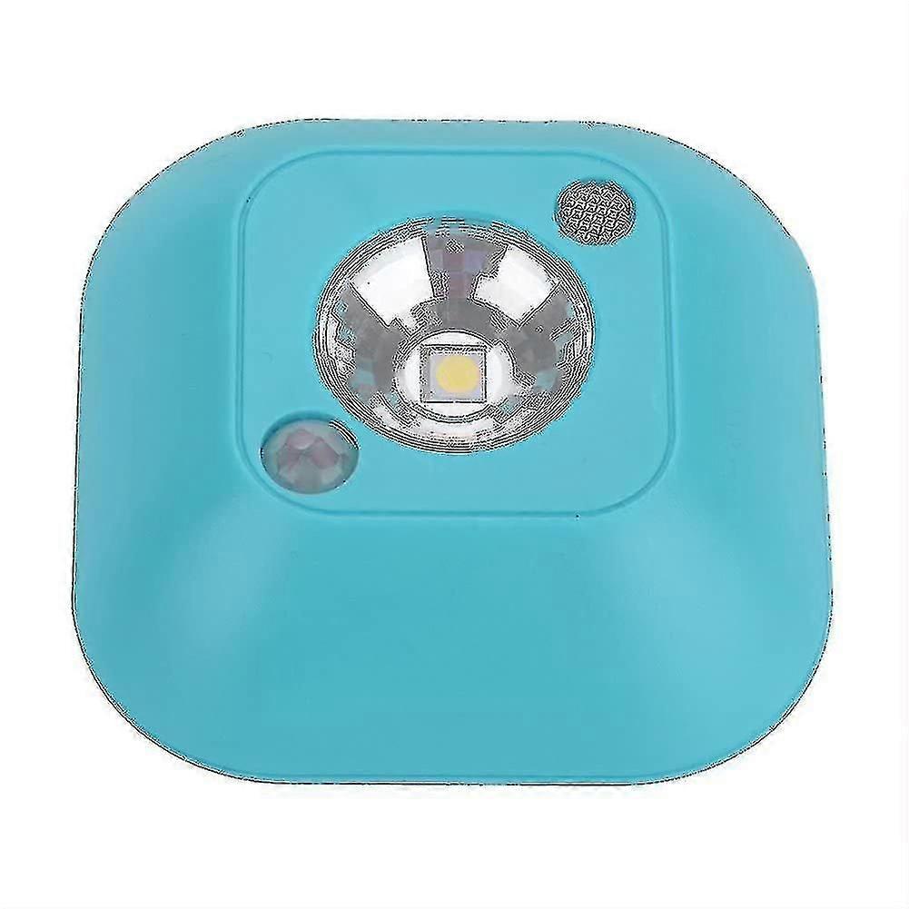 Motion Sensor Night Light, Mini Wireless LED Infrared Motion Sensor Battery Powered Night Light, (Bl