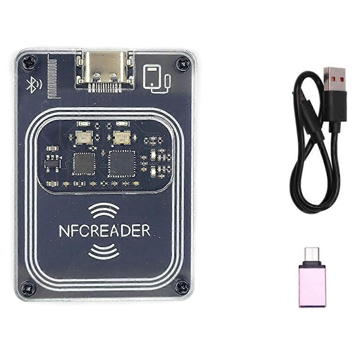 PCR532 NFC RFID Bluetooth Wireless Module IC Card Reader Writer RFID Emulator Minicopy with Type-C I