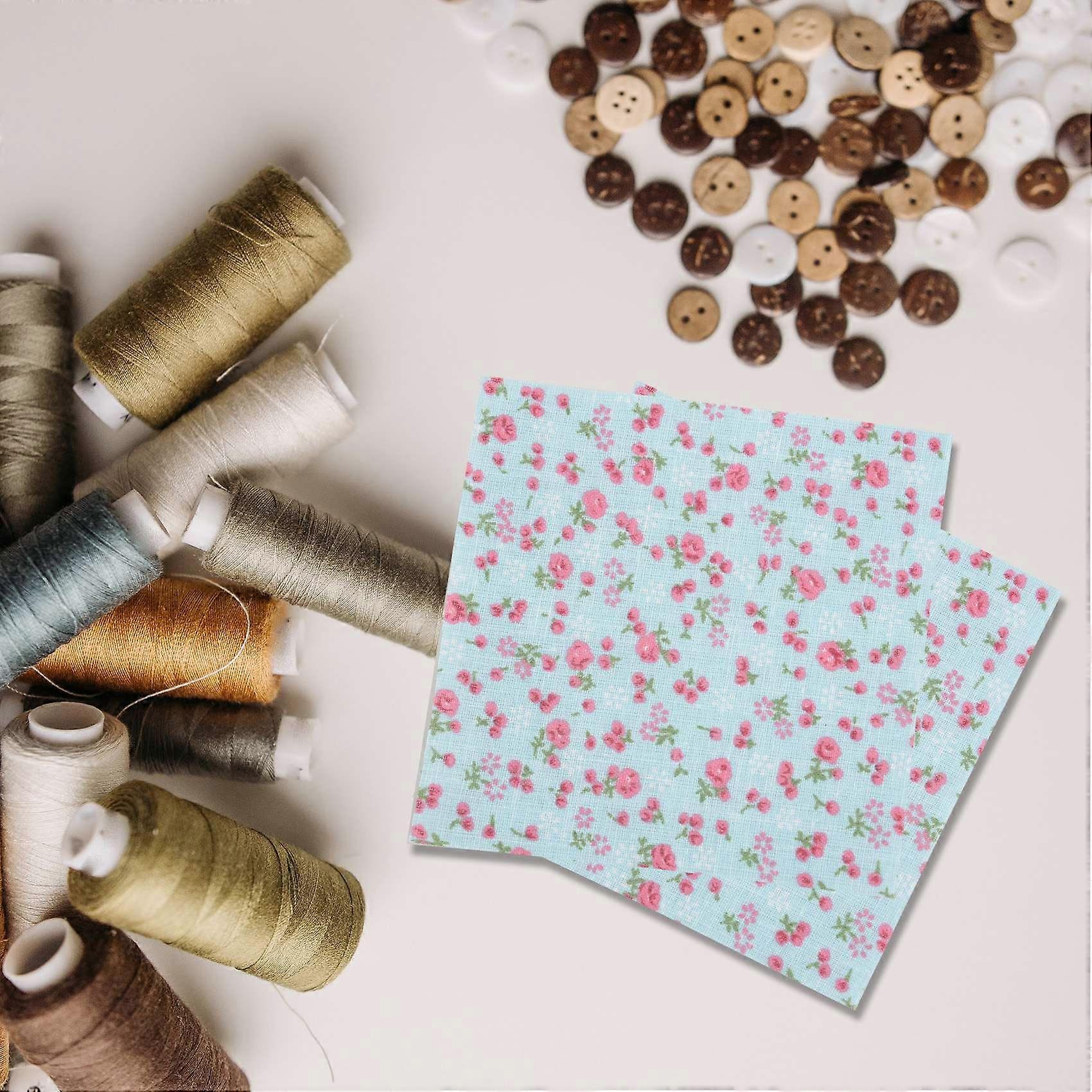 100Pcs 10x10cm Square Cotton Fabric Patchwork Cloth For DIY