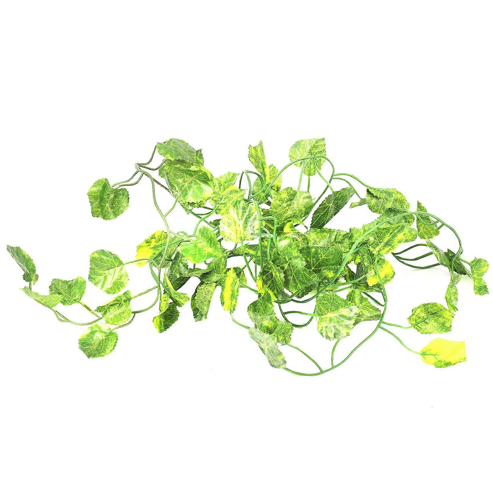 2M Long Artificial Plants Green Ivy Leaves Decoration,Begonia