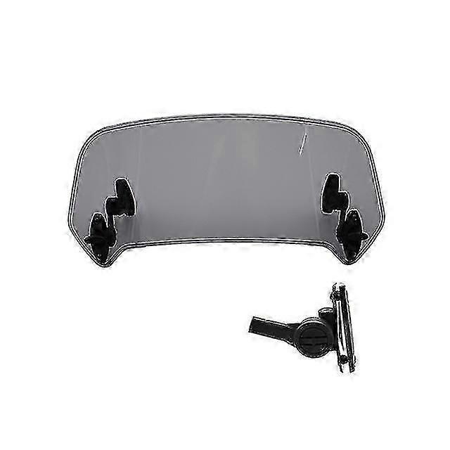 CON Motorcycle Windshield Extension Wind Deflector Heightened Adjustable Windscreen Extender Modified Parts