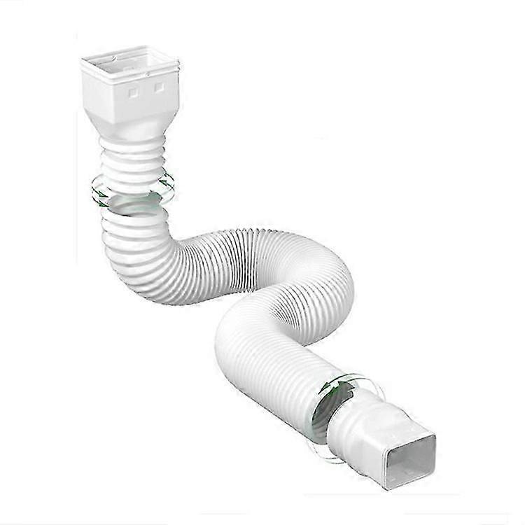 1PC Rain Gutter Downspout Extensions Flexible,downspout Extender Diverter Extendable From 21 To 60