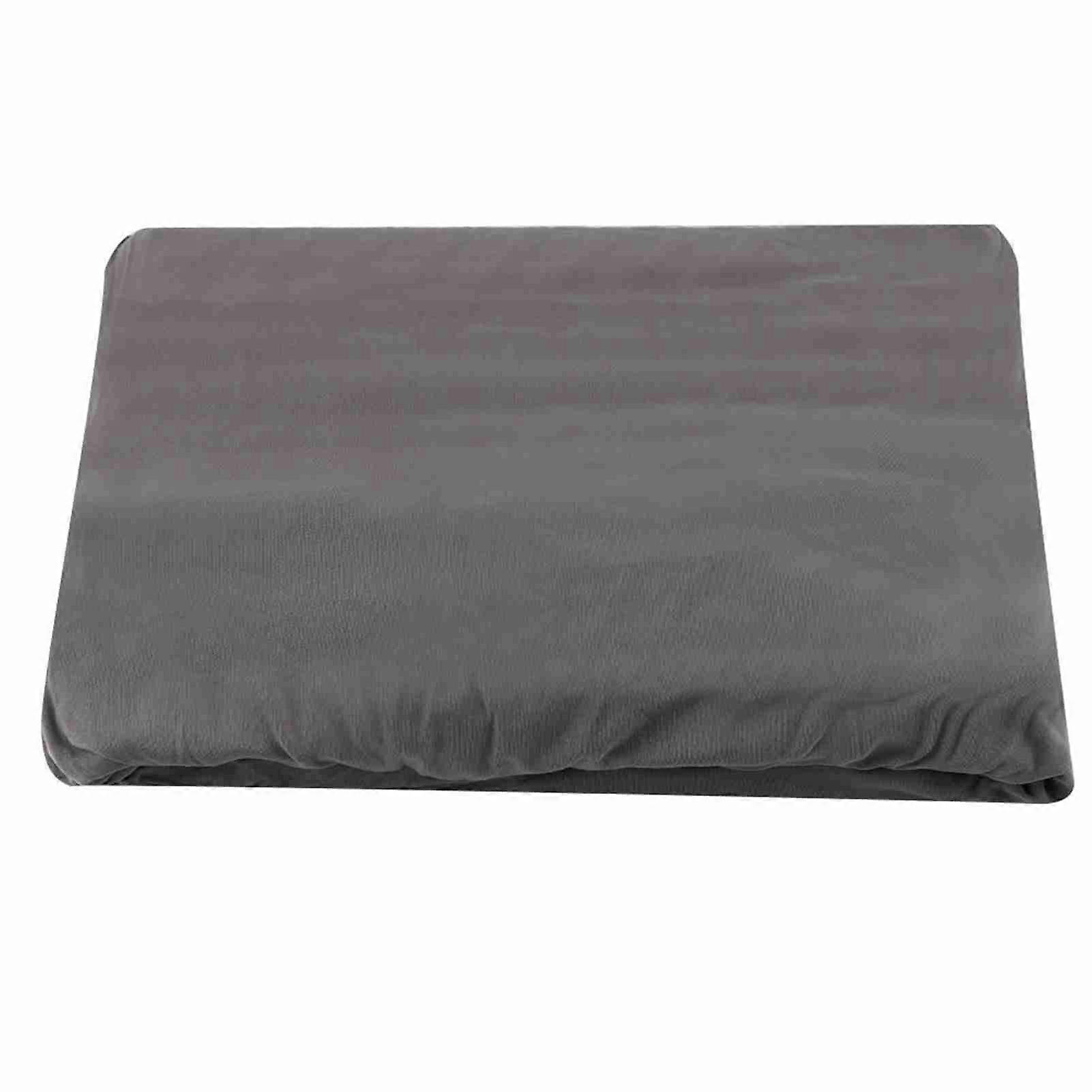 Polyester 3+2 Seater Corner Sofa Cover L Shape Furniture Protector (Grey)