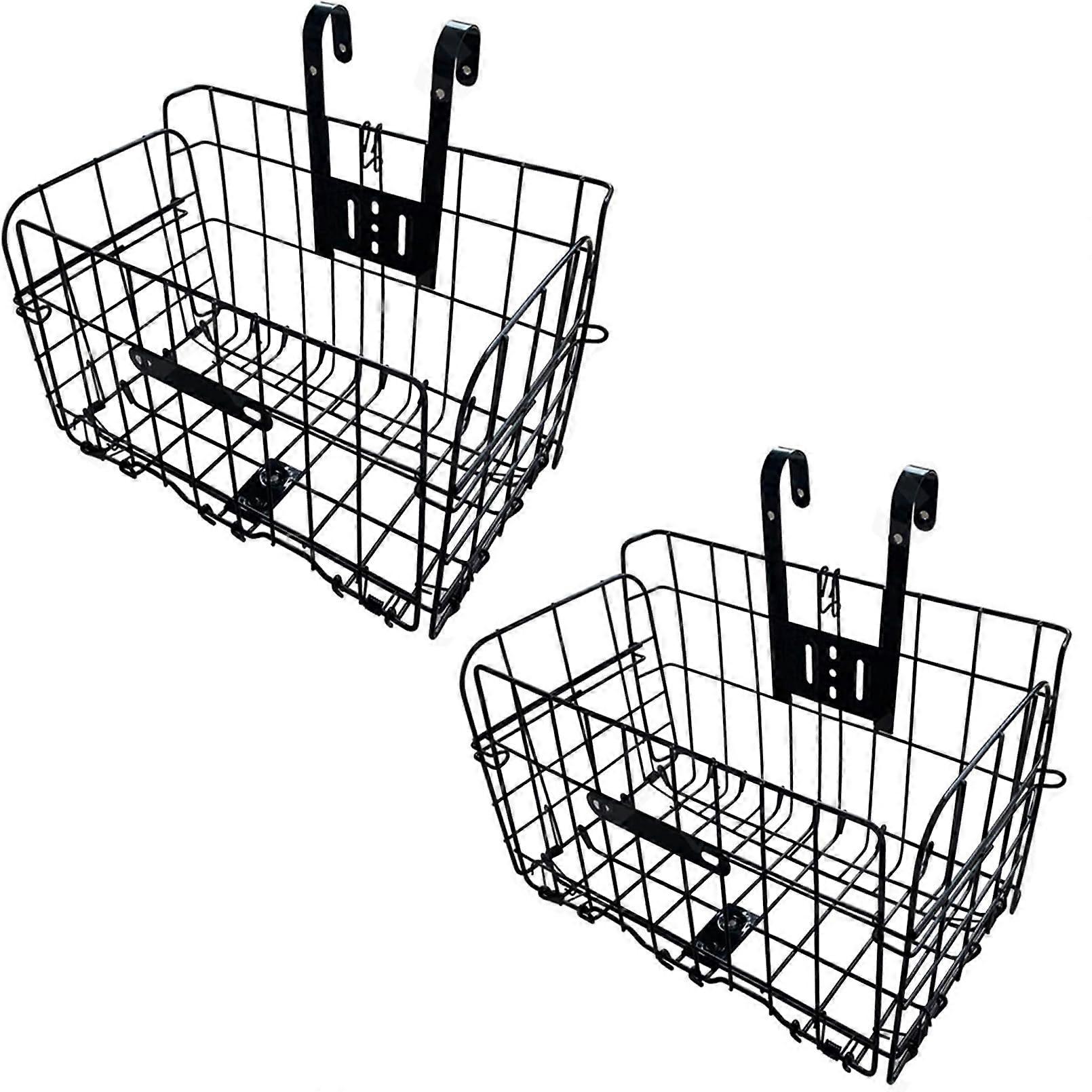 Wire Bike Front Basket for Bicycle Front Handlebar