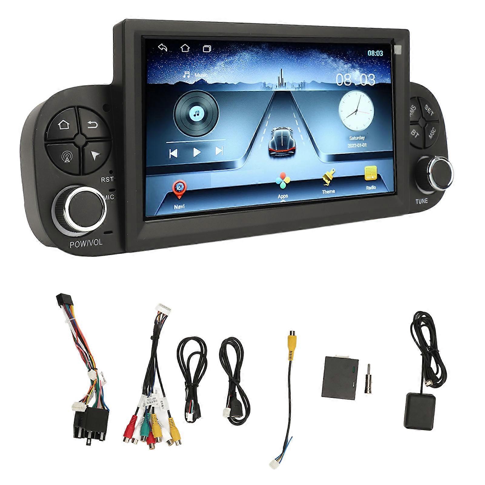 7in Touch Screen Car Stereo Wireless Carplay for Android Auto GPS Navigation Multimedia Player Replacement for Fiat Panda 2013 to 2020