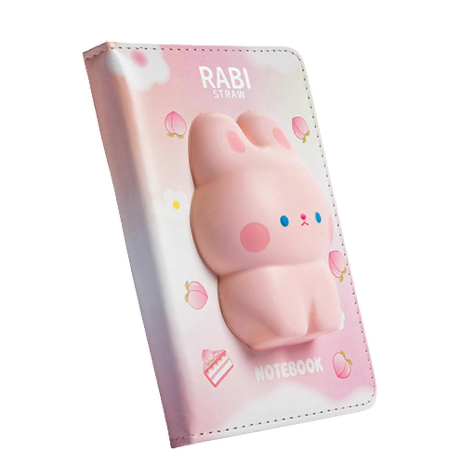 3D Cute Animal Decompression Notebook Stress Relief Slow Rebound Journal Toy