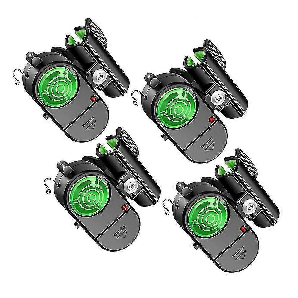 4Pcs Fishing Bite Alarm: Electronic Indicator with Sound & Sensitive LED Alert