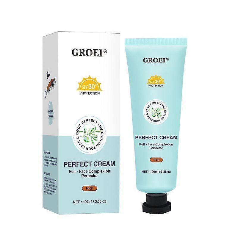 Super Cream All-Over Complexion Perfector, Concealer Cream Full Coverage Concealer, Waterproof & Transfer-Resistant Skin Tint for Face and Body