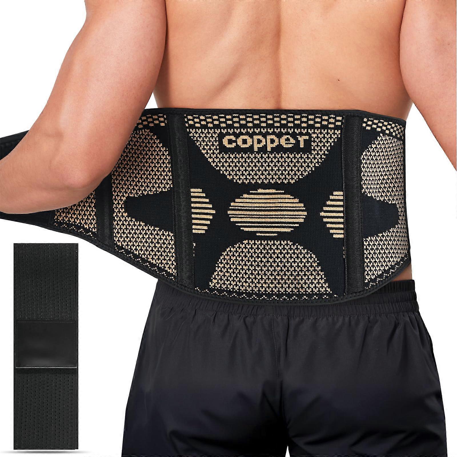 Lumbar Support Belt for Back Pain Relief, Adjustable Compression Brace for Sciatica and Herniated Disc