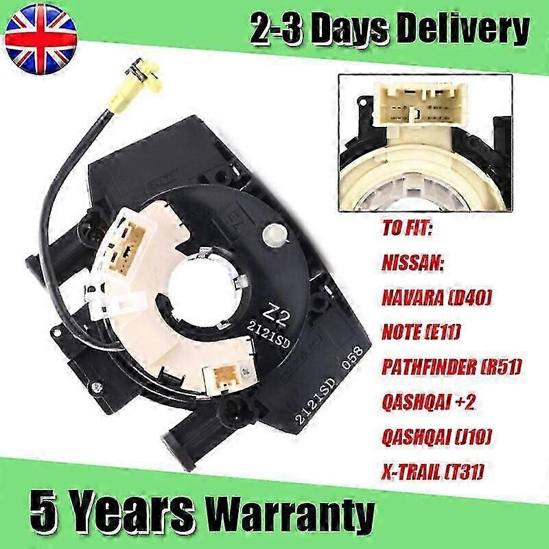 For NISSAN QASHQAI J10 MK1 2006-2013 SQUIB SPIRAL CABLE CLOCK 25560BT25A UK