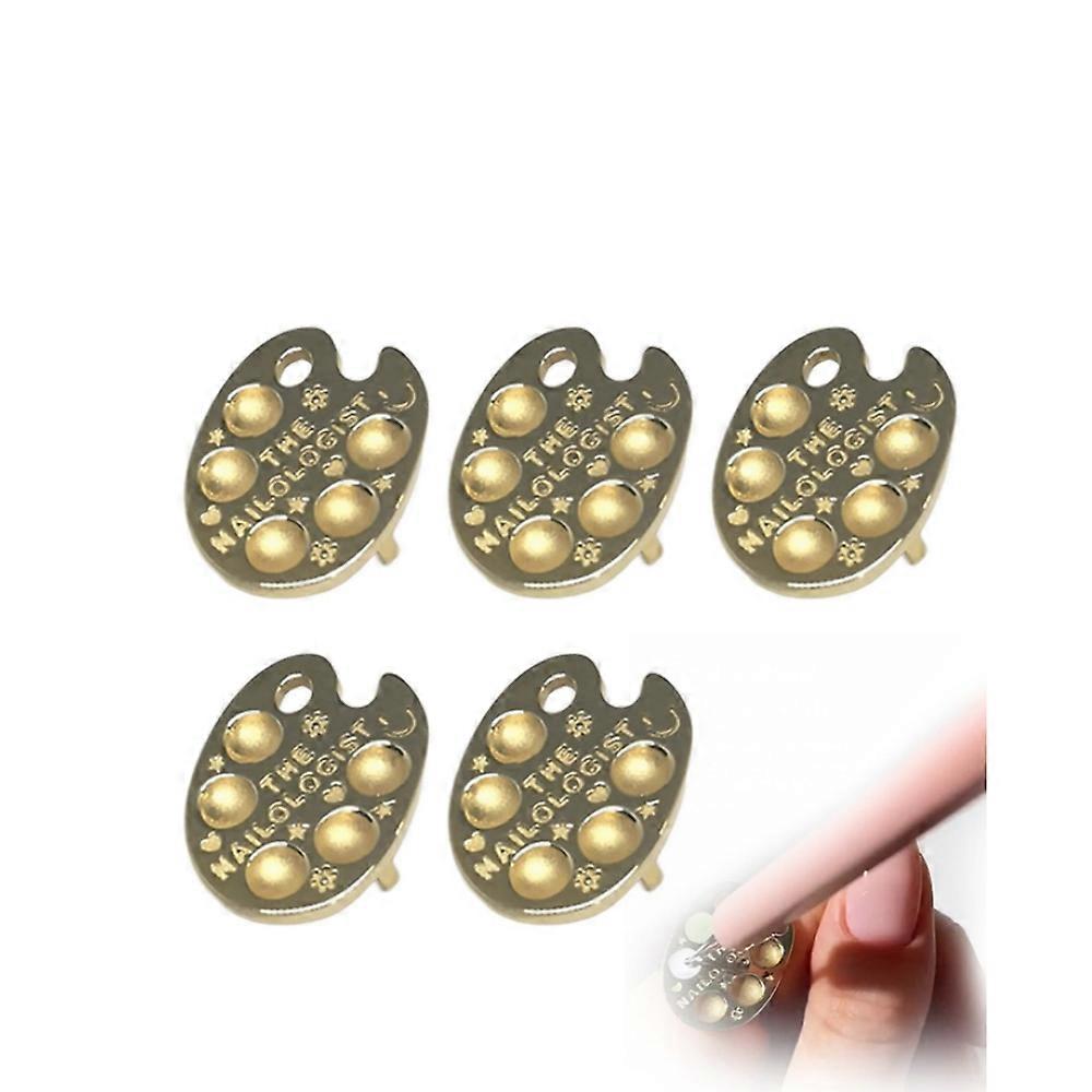 Fingertoppspalettring för nagelkonst, mini-nagelkonstring, palett för nagelkonst