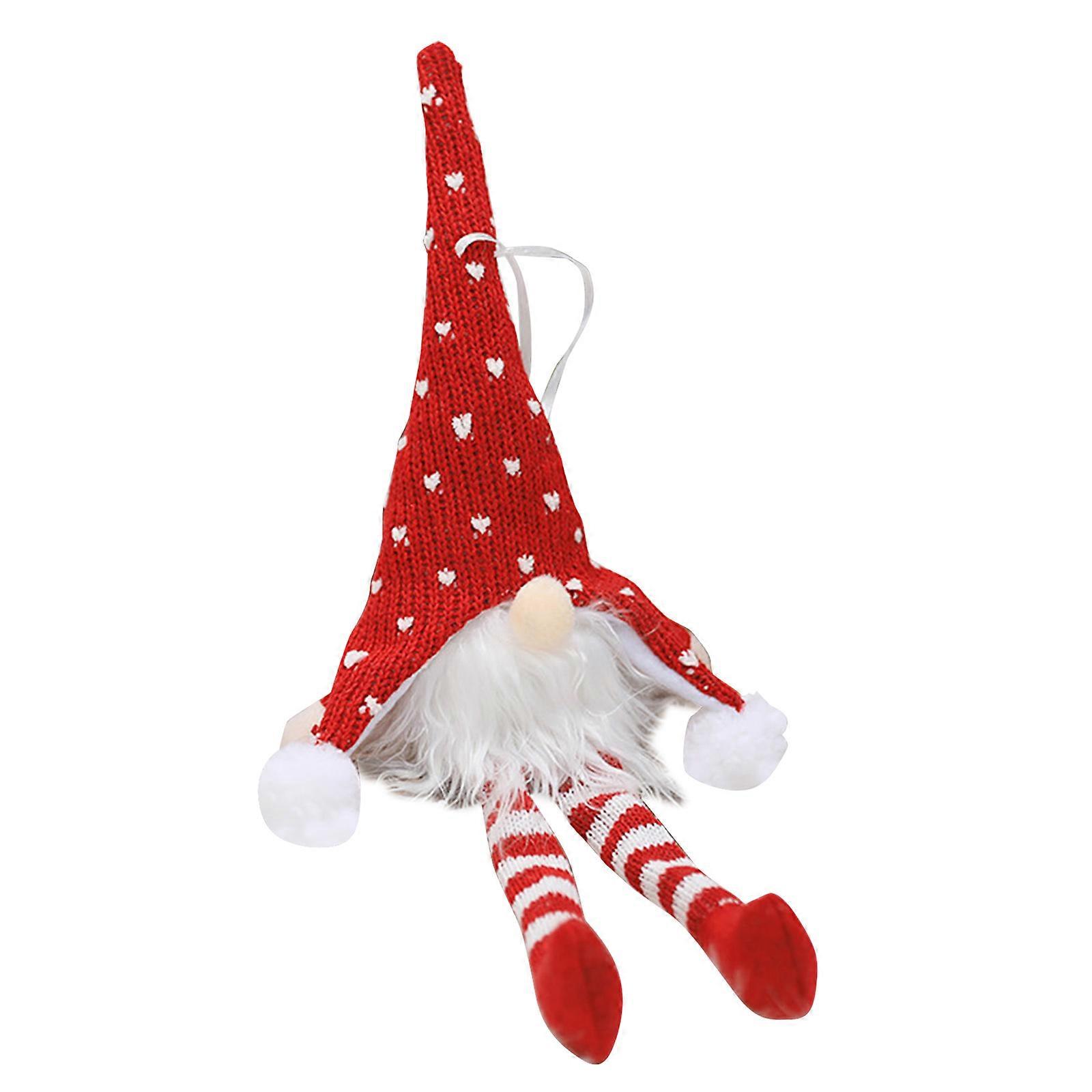 Boneca de Natal Sem Rosto com Luz Leve Fofa Criativa para Decoração de Mesa Estante e Lareira