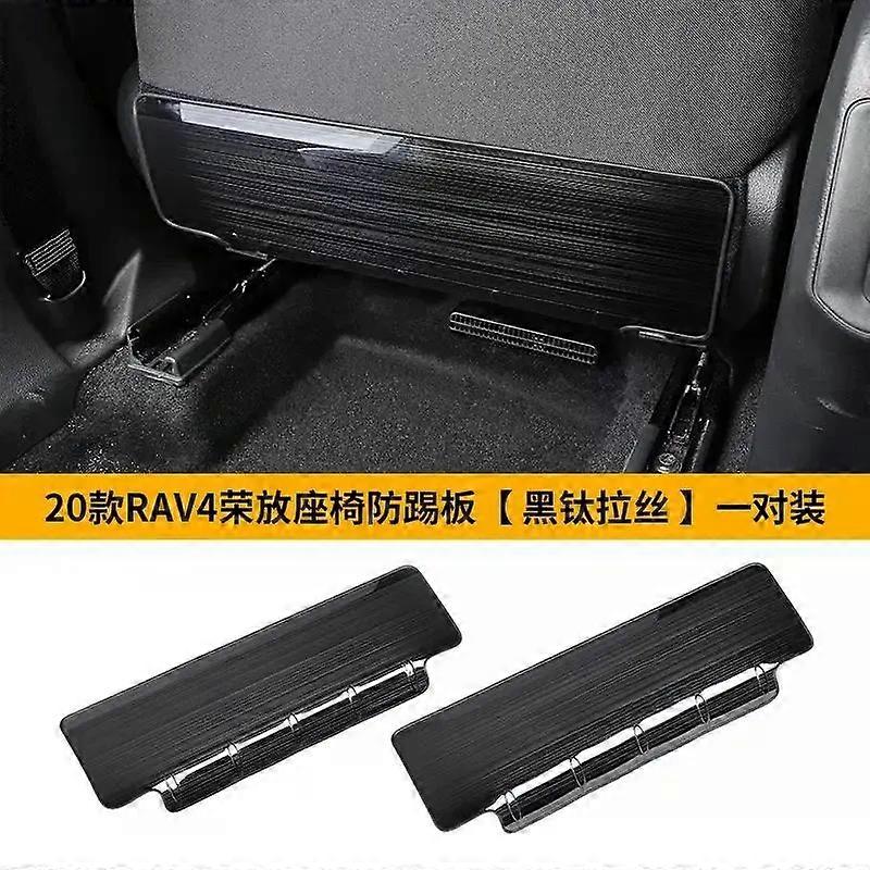 compatible for Toyo-ta RAV4 2019 2020 2021 2022 2023 RAV 4 XA50 Rear Seat Anti-kick Pad Plate Panel Modified Decoration Interior Accessories