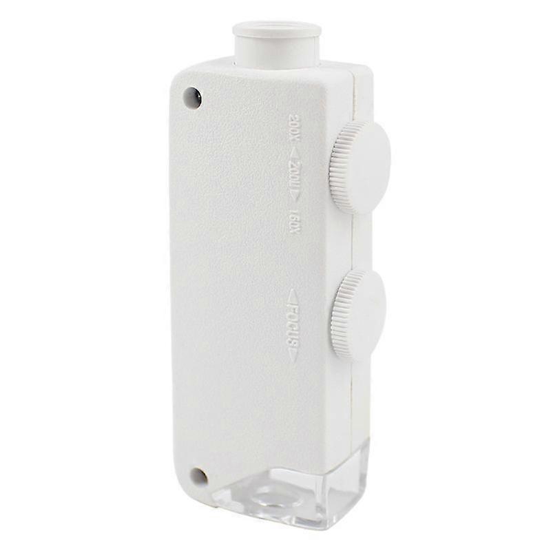 LED Microscope LED Lighted Pocket Microscope Magnifier for Natural Observation