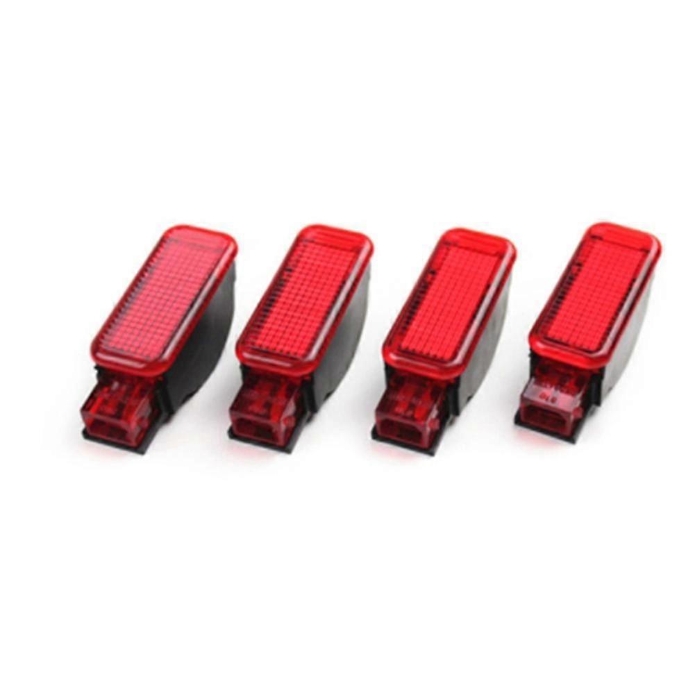 4CPS Car Halogen Door Panel Warning Lights Lamp for A3 A4 S4 A5 A6 C7 A7 A8 Q3 Q5 TT R8 RS3 RS4 8KD