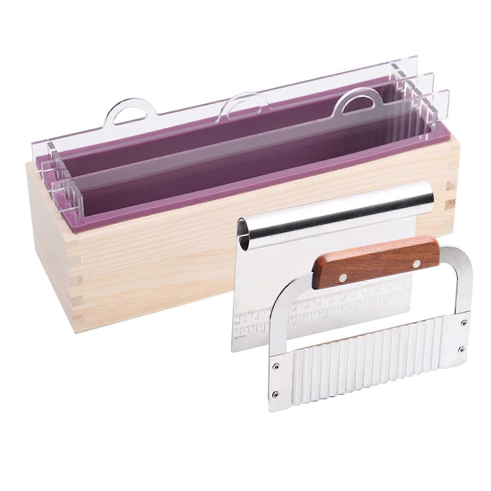 Silicone Set DIY Handmade Rectangular with Cutter Mould