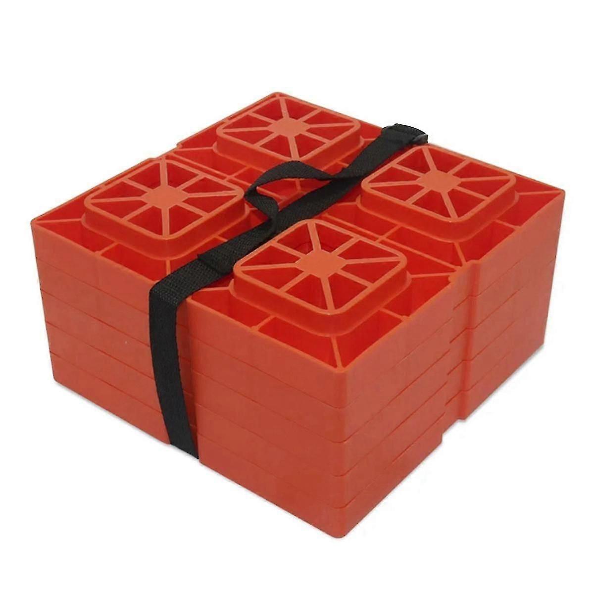 Leveling Pad Heavy Duty RV Leveling Blocks Interlocking Leveling Pads Caravan Wheel Stopper for Cam