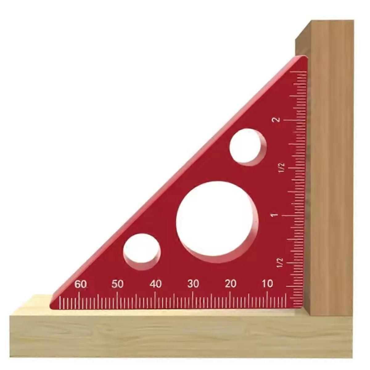 Right Angle Ruler Woodworking Ruler Triangle Ruler Scales Machinist