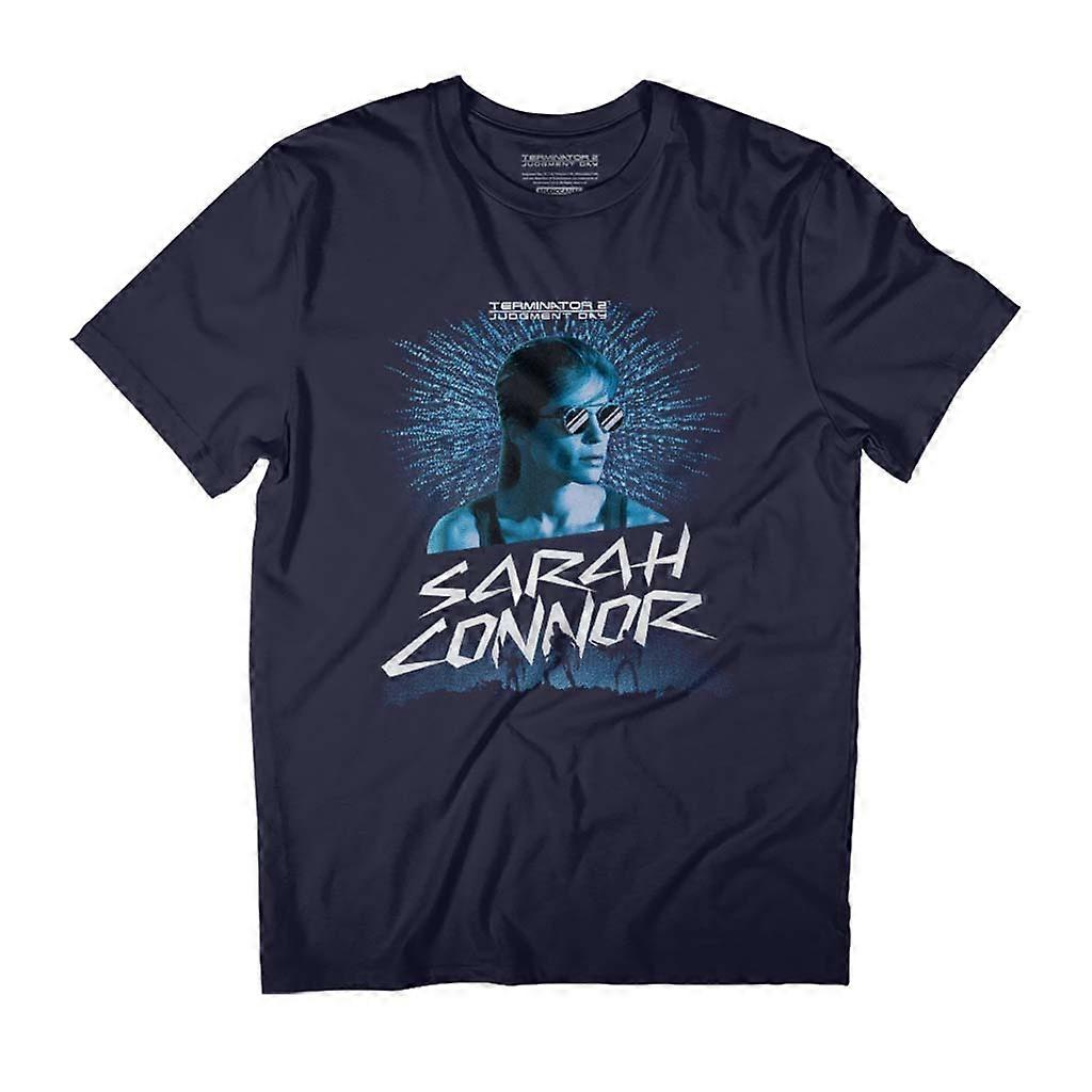 Terminator 2 Judgment Day Sarah Connor Dot Art Men's T-Shirt