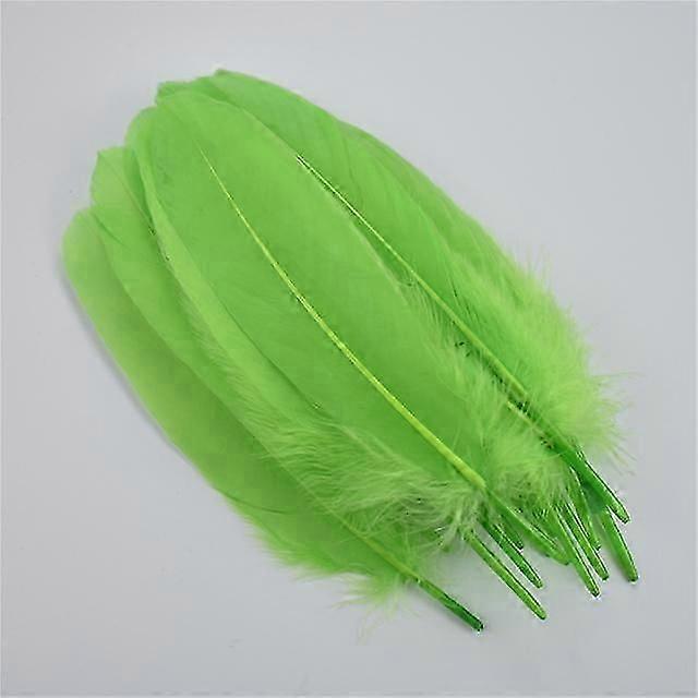 20Pcs ζωηρόχρωμο σκληρό ραβδί φτερό χήνας 6-8inch/15-20cm φυσικά φτερά κεντρικών τεμαχίων τραπεζιών χειροτεχνίας κύκνων για διακόσμηση