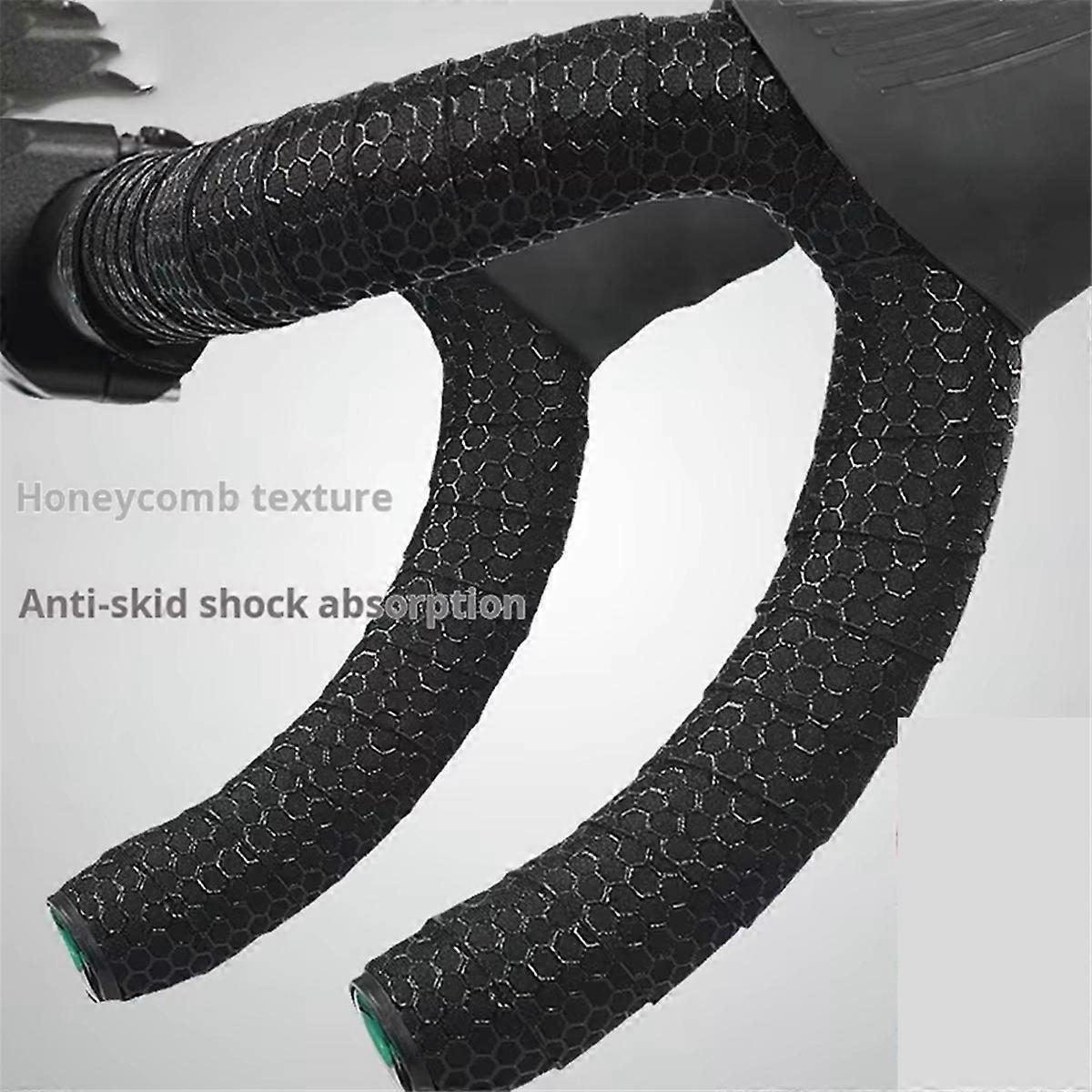Comfortable Handlebar Tape, Anti-Vibration Bike Grip Tape with Cushioned PU Cycling Wrap,for Enhance