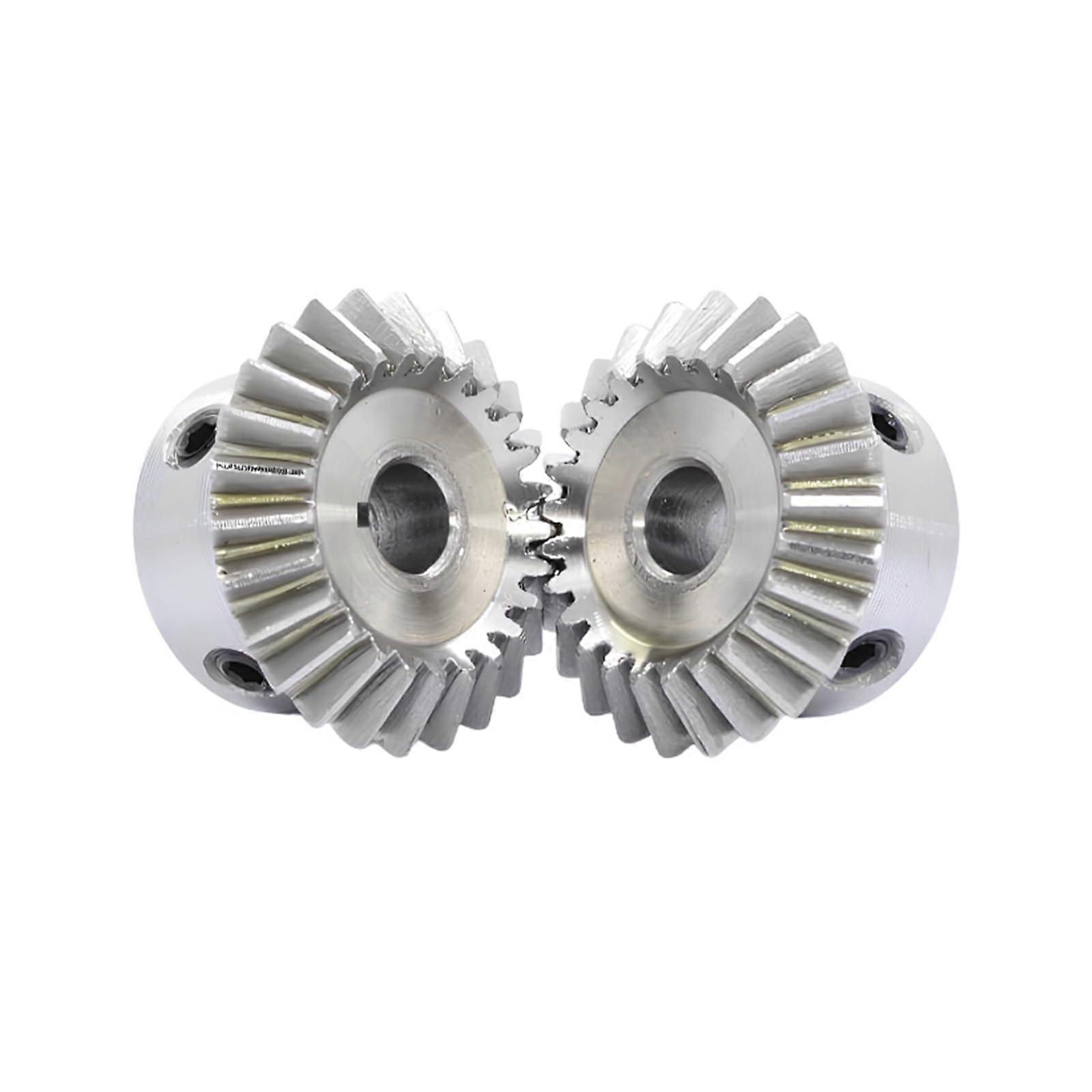 Small Bevel Gear 1.5 Module 20 Tooth Alloy Steel 14mm Bore for Motor 1:1 Speed Ratio Compatible with Bevel Gears