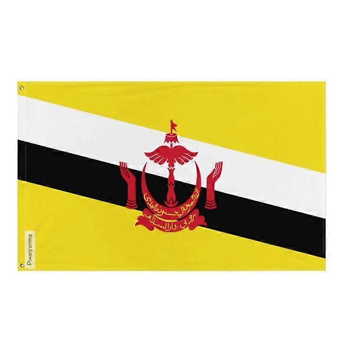 Brunei Flag – 96 x 144 cm – Polyester – Iron Eyelets – Weather Resistant