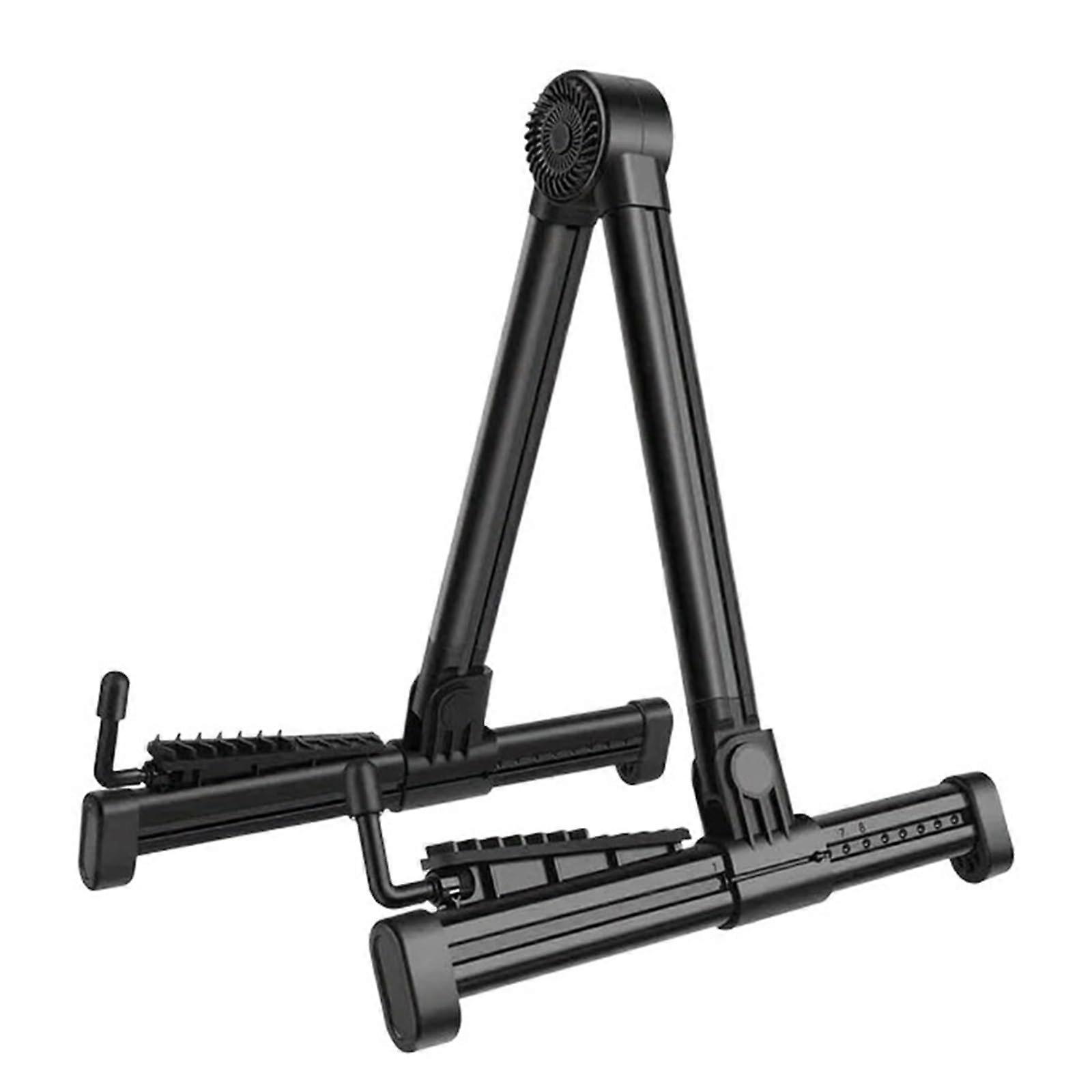 Folding AFrame Guitar Stand Universal Holder for Acoustic, Electric, Bass Guitars, Ukuleles, and Banjos Ref: 9106