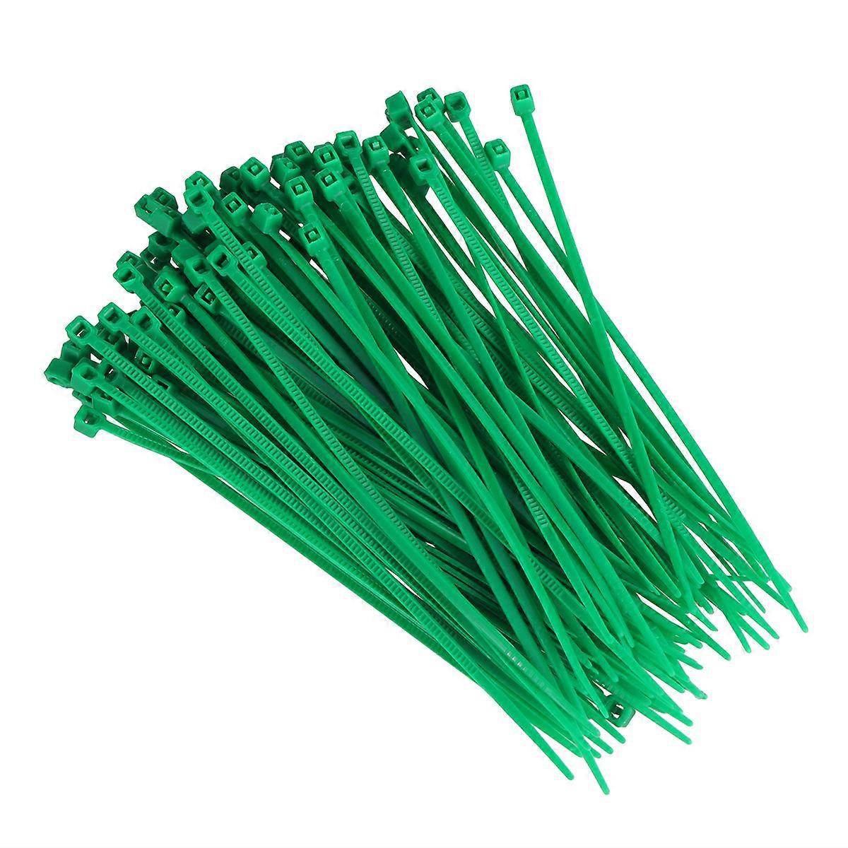 Electrical Fasteners Cable Ties Green 1000Pcs for Design