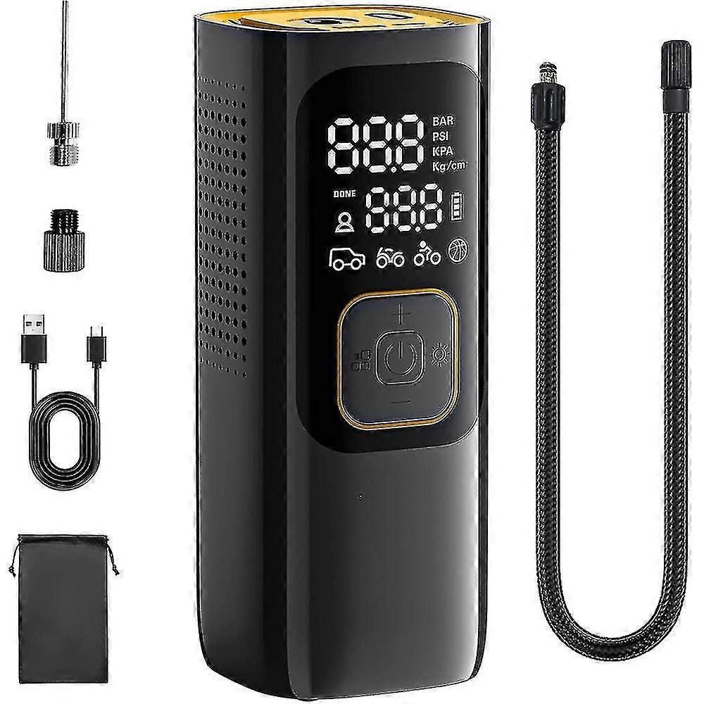 Tire Inflator Portable Air Compressor - Air Pump For Car Tires By W/auto-shutoff, Air Compressor For