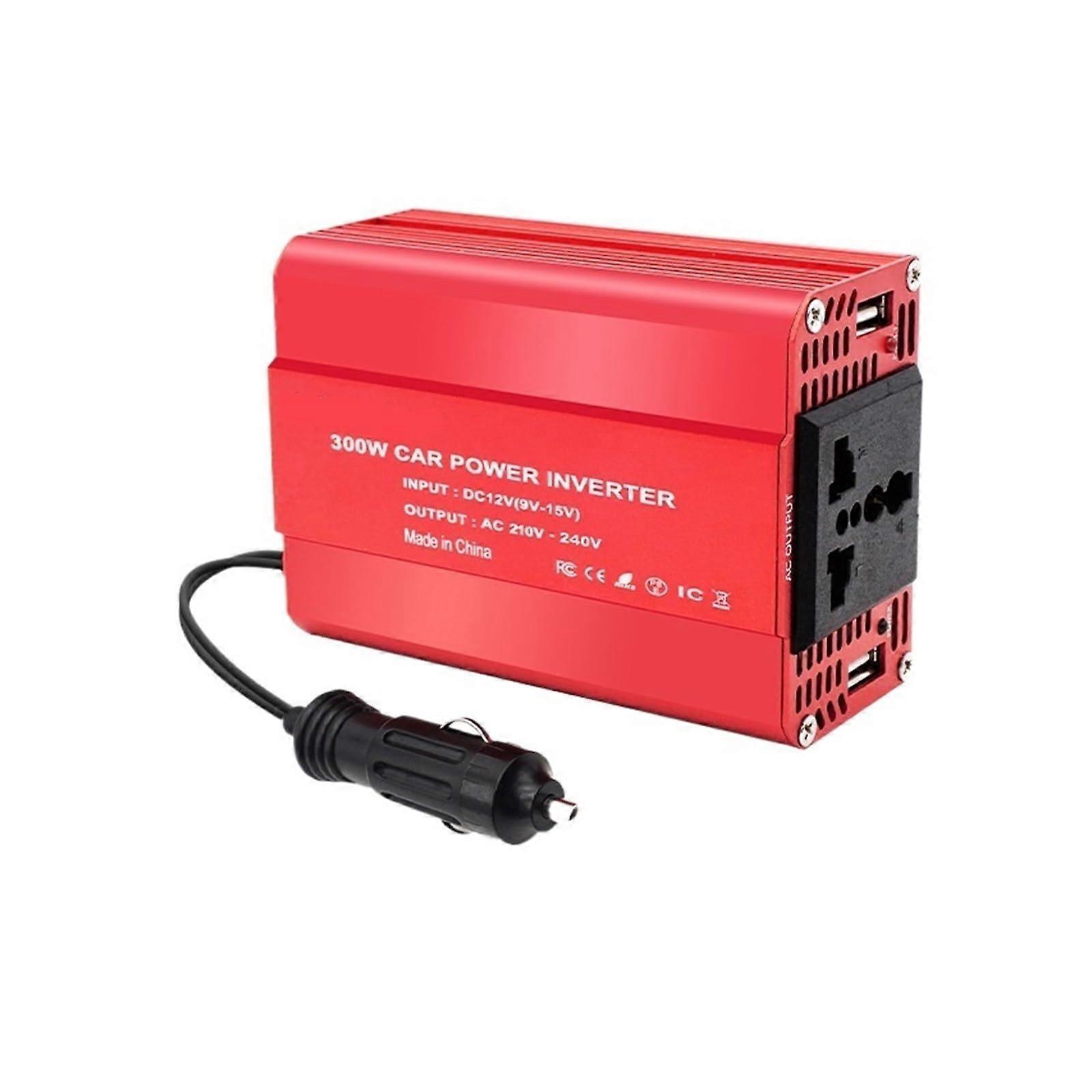 Modified sine Wave Inverter 300W Car Power Supply With USB 12V/24V To 110V/220V, 24V DC Input, British Standard