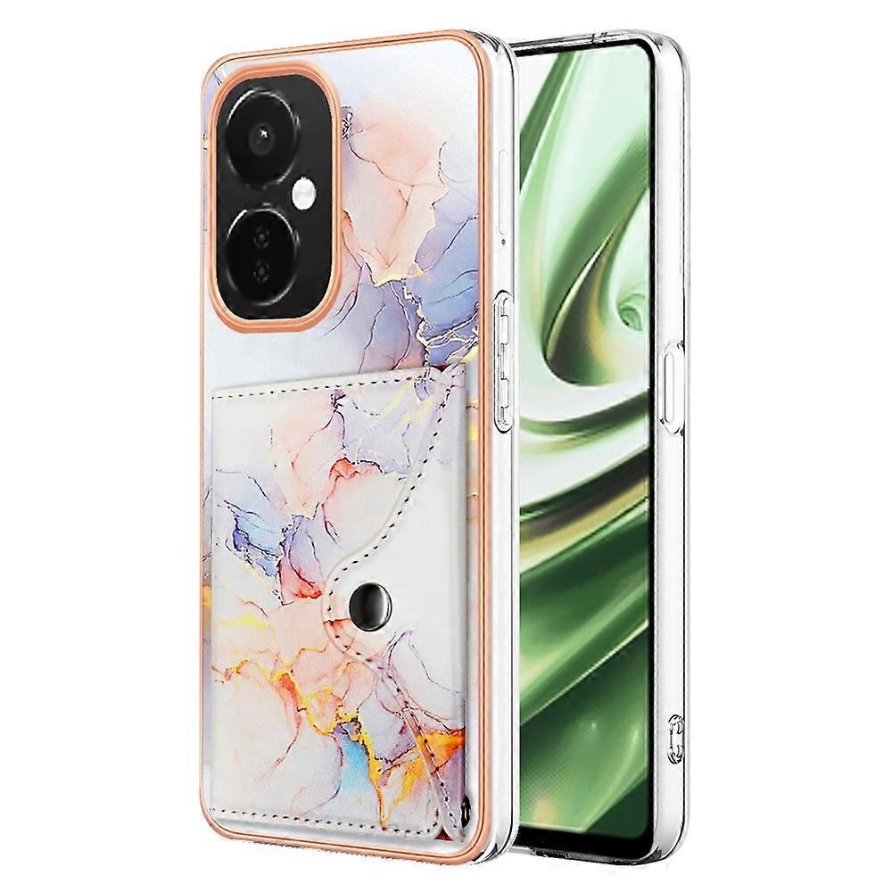 Marble Pattern IMD Card Slot Phone Case