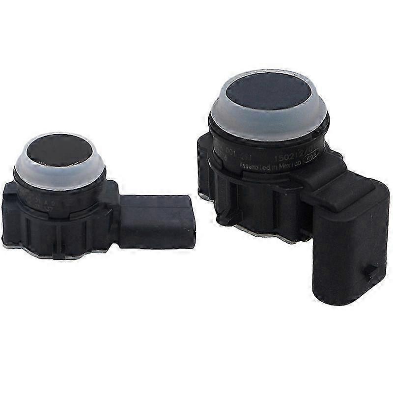 2X Tesla Model S X Parking Sensor Bumper Kit Black 1048474-01-A 1048473-01-A