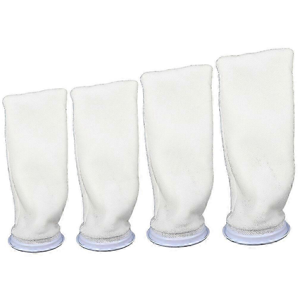 4pcs Replaceable Cotton Filter Bag for Suitable Aquarium Fish Tank Filter Sock Replacement Pouch