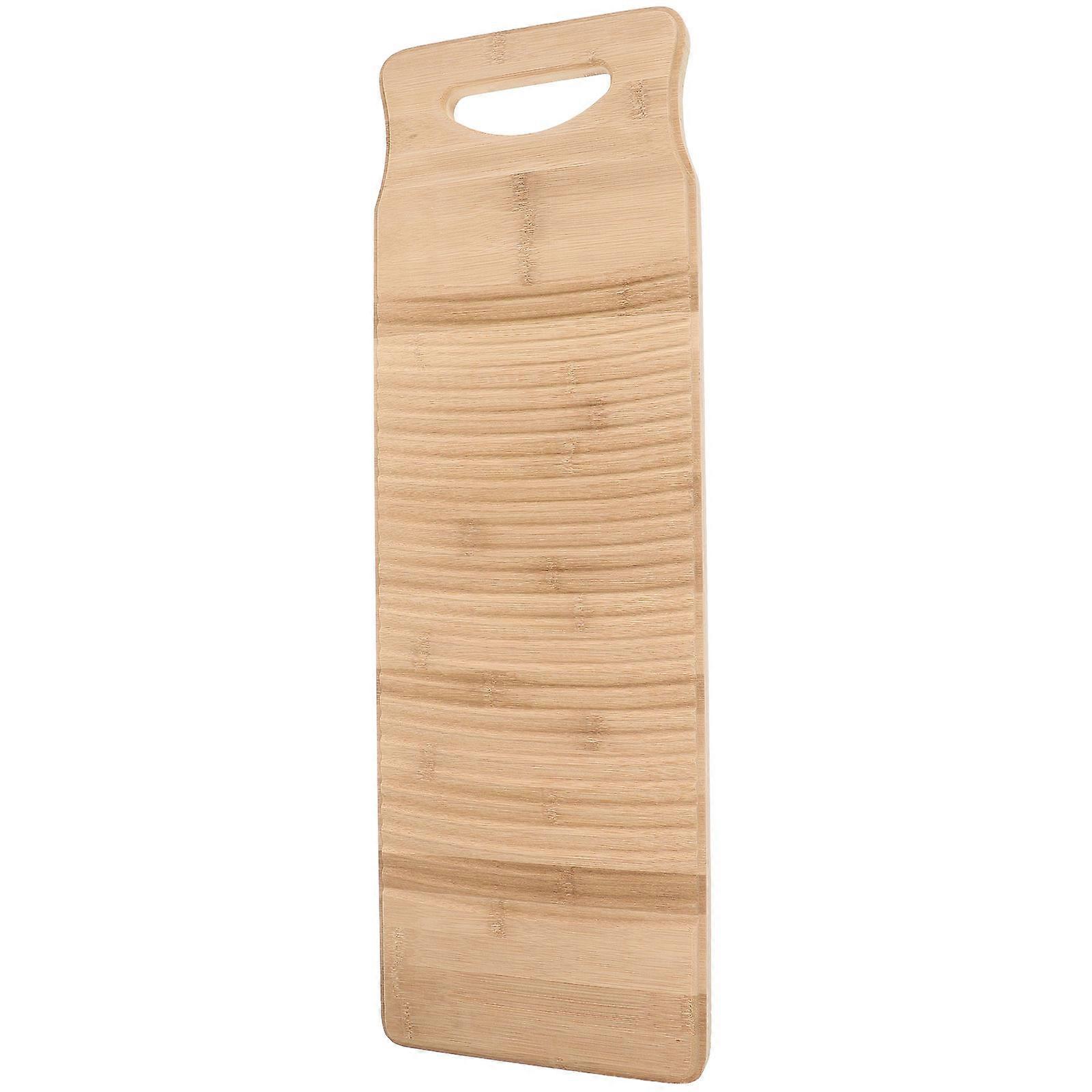 Handy Bamboo Scrubbing Board,Convenient for Storage,Robust Construction