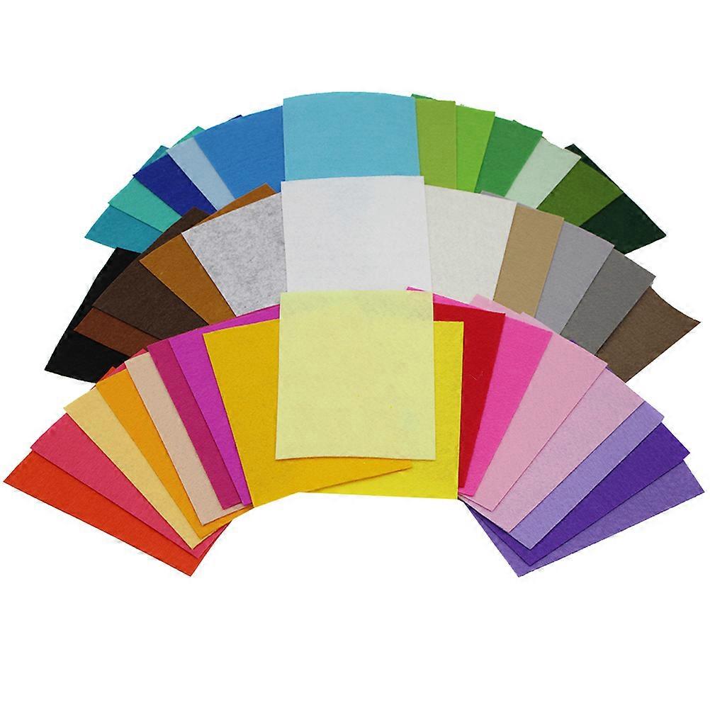 40pcs Assorted Polyester Craft Felt Sheets Non Woven Fabric for DIY Projects, Decorations, Appliques, Sewing & Patchwork for Festivals & Events