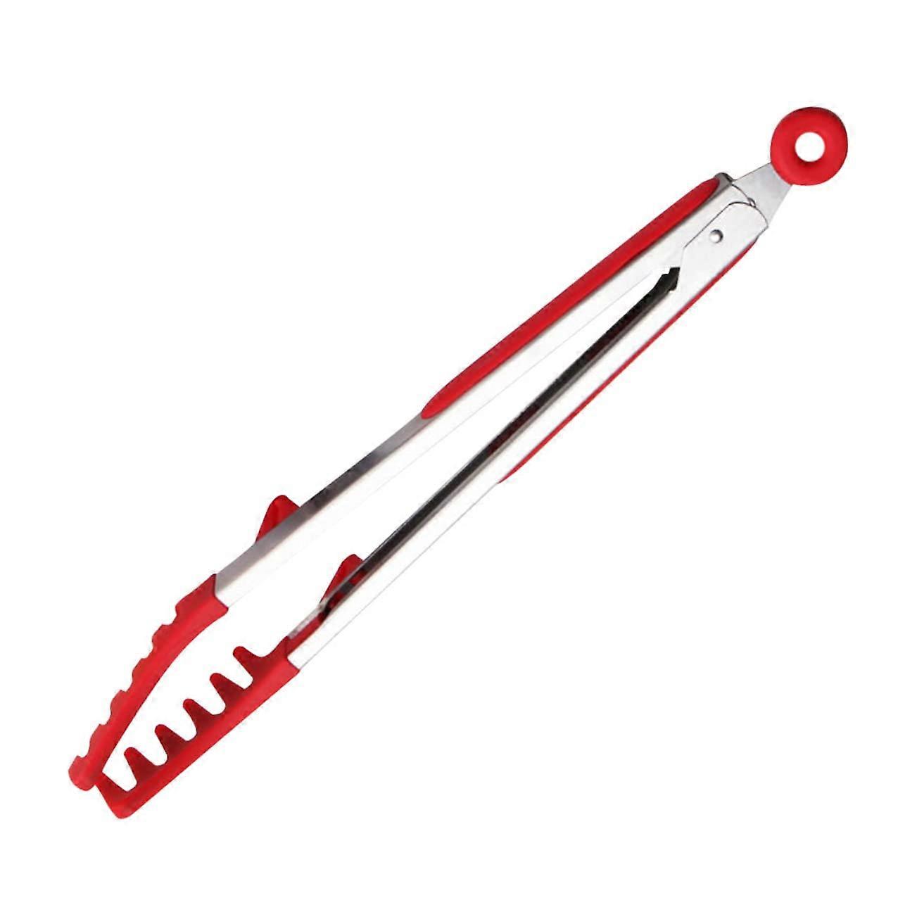 Multifunctional Food Tongs Heat Resistant Kitchen Tool for Spaghetti Grill Buffet and Picnic Reusable Stainless Steel