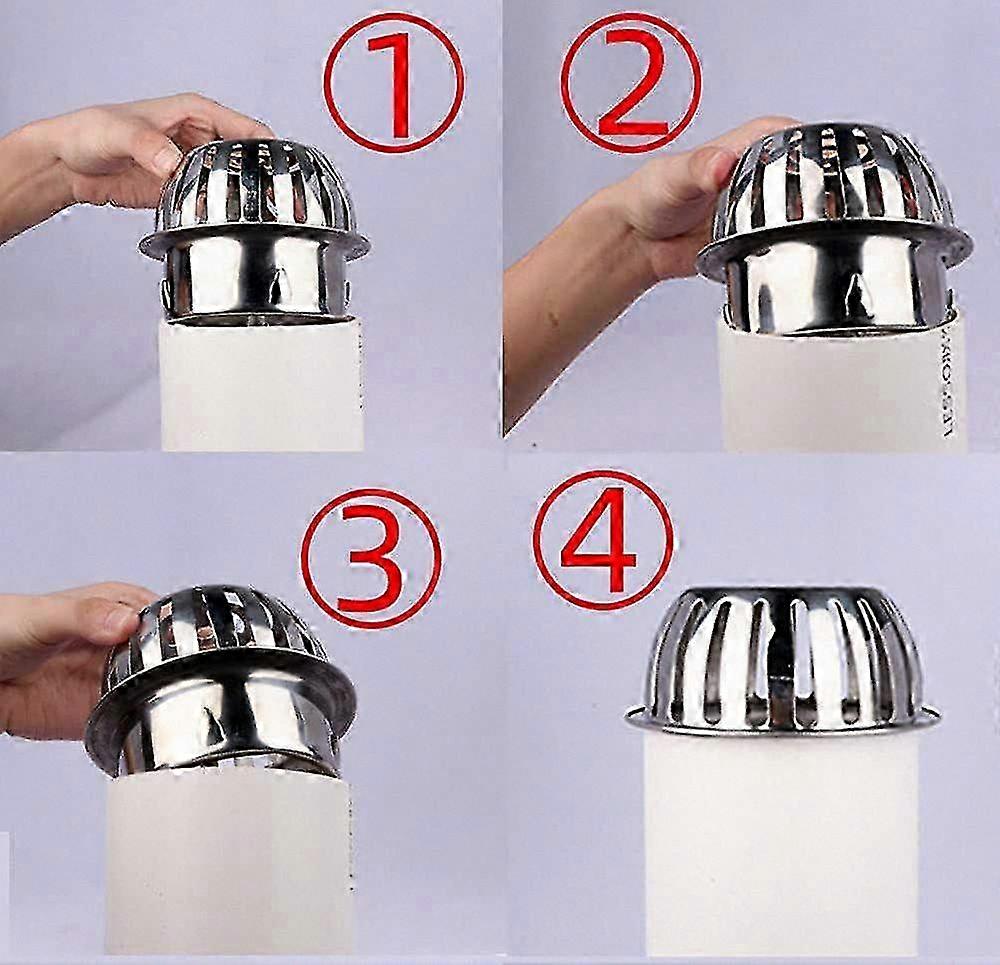 2025 2 Pack - 110mm Wire Mesh Ball for Gutter Pipe Leaf Protection