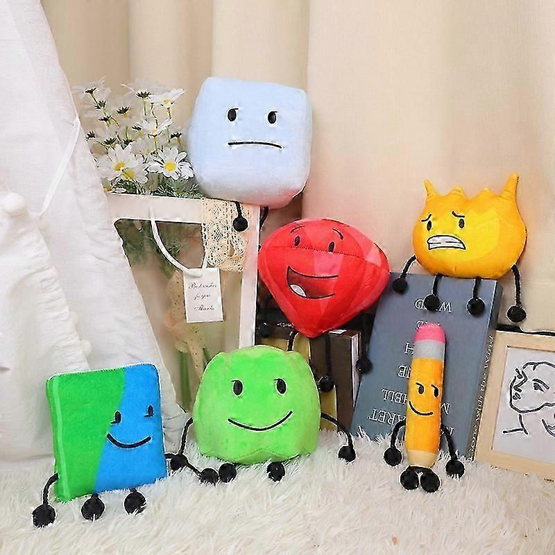 BFDIA Animation Peripheral Books Flame Plush Toy Gifts Puvxzle Pencil Plush Toy vxz
