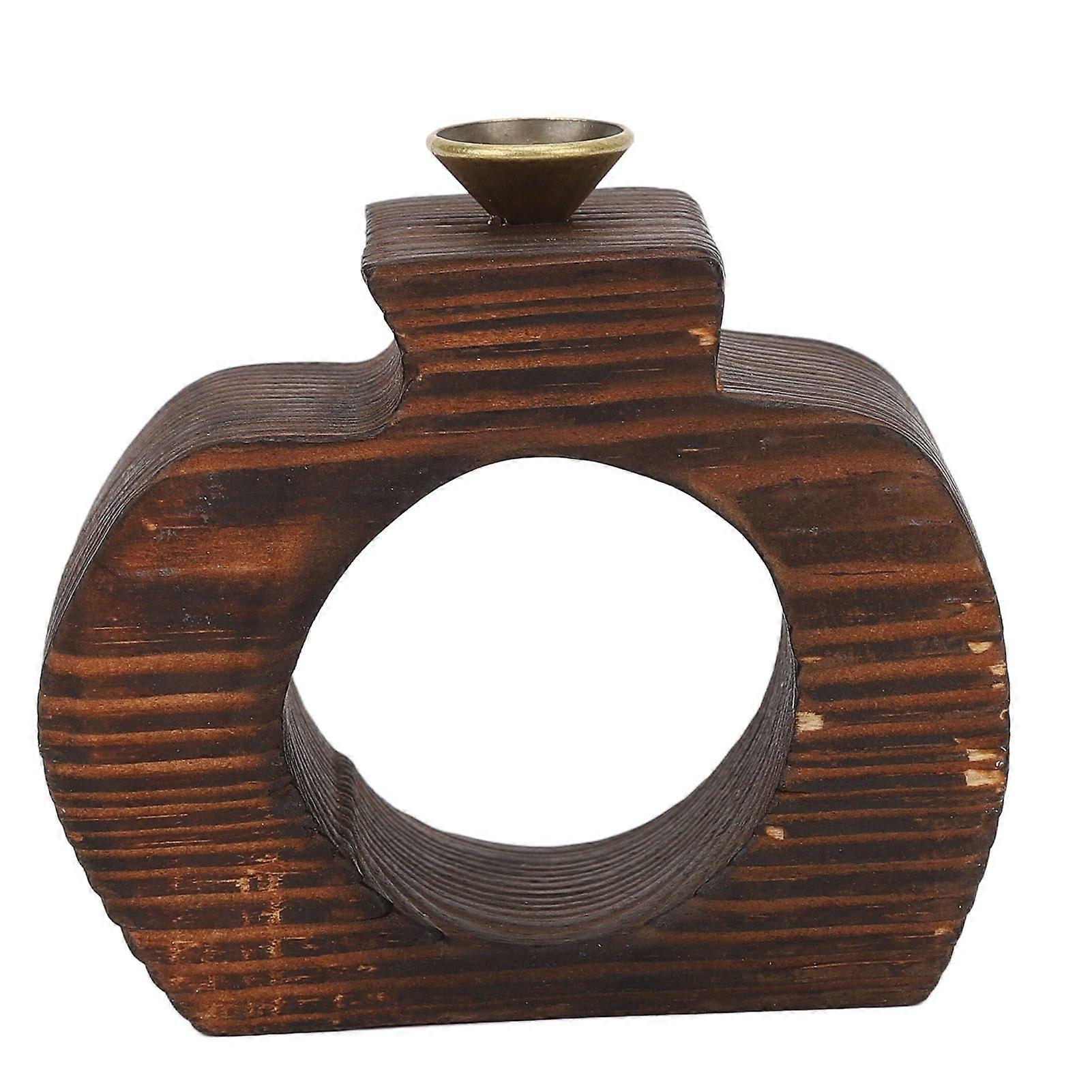 2025 Latest Model Backflow Incense Holder Pine Wood Waterfall Cone Tray Decora...