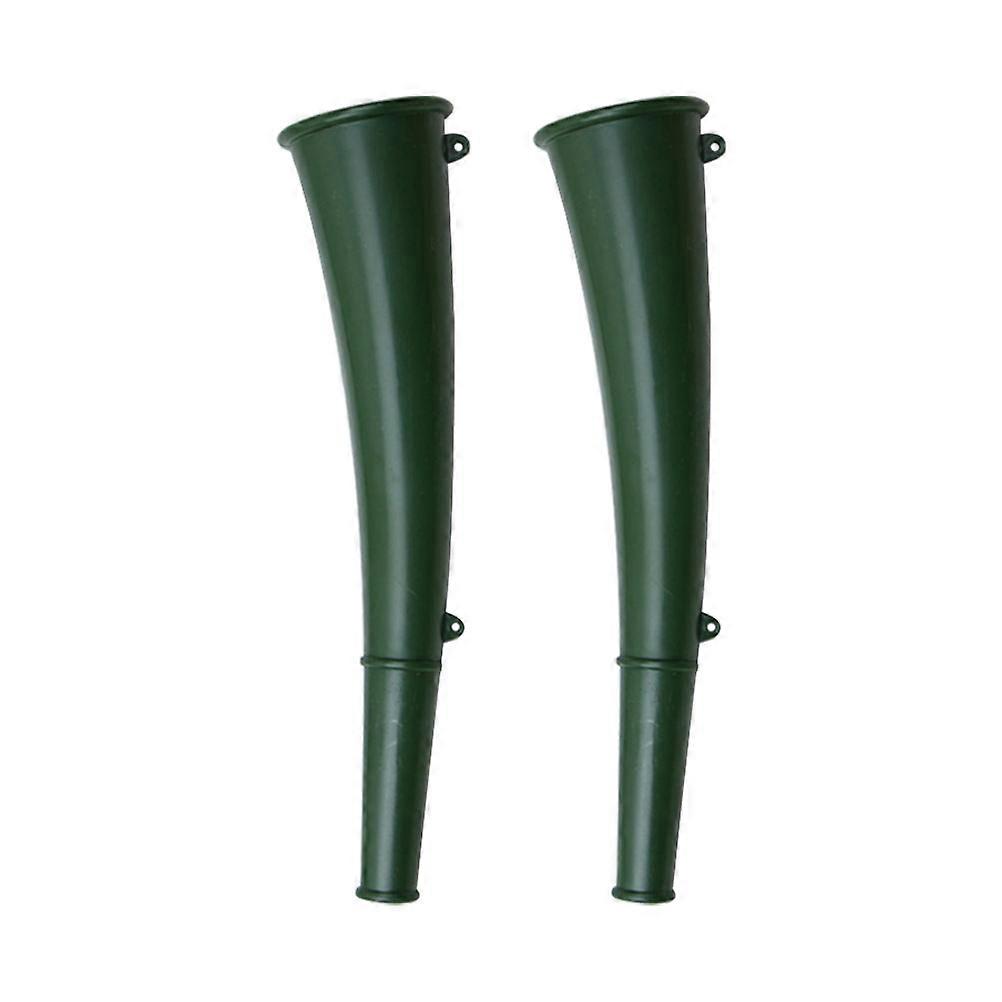 2pcs Durable Outdoor Cheering Signal Horns for Sports Games, Camping & Fun Activities – Loud Sound Maker, Easy to Hold and Play