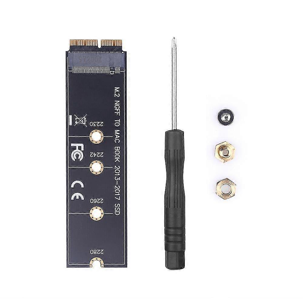 M.2 NVME SSD Adapter for MacBook Air Pro 2013-2017 - Upgrade Kit for A1465 A1466 A1398 A1502 Models