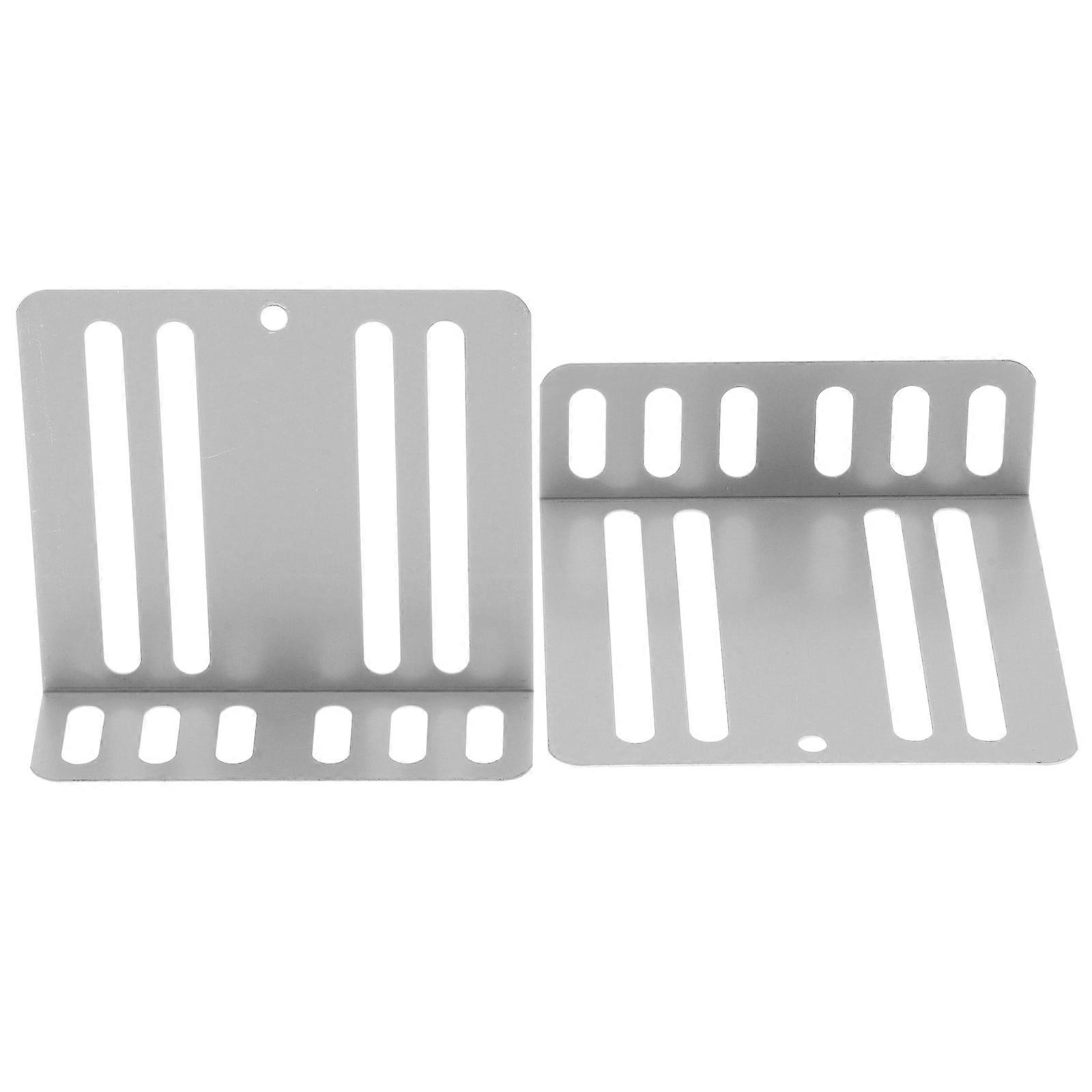 2pcs Universal Car Audio Installation Mounting Bracket for Iron Player DVD NavigationStereo Radio Support Brackets